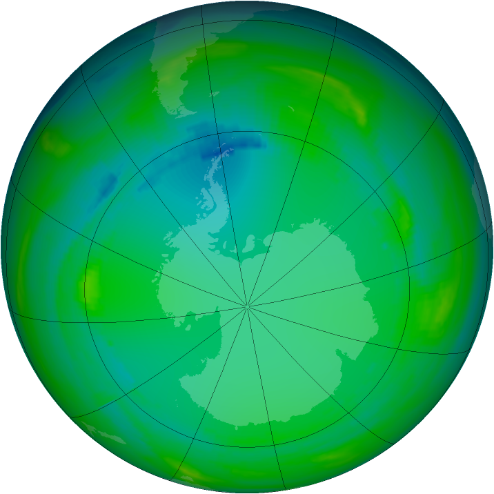 Ozone Map 1984-07-19